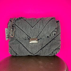 ZARA QUILTED DENIM SHOULDER BAG❗️FIRM PRICE❗️